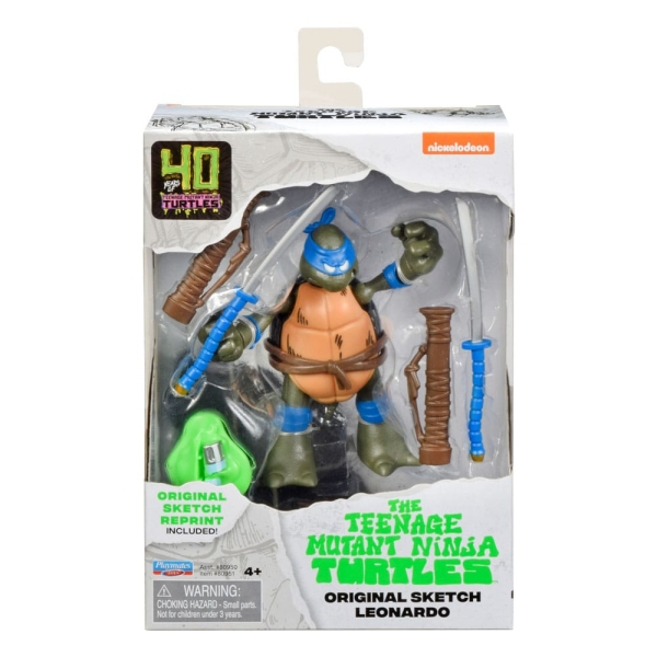 TTeenage Mutant Ninja Turtles 40th Anniversary Actionfigur "Original Sketch" Leonardo